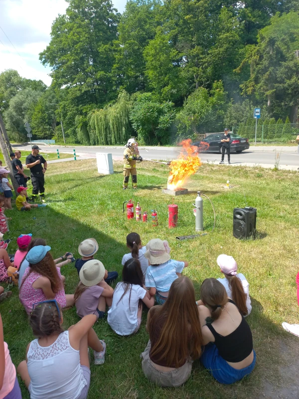 Palący się olej
