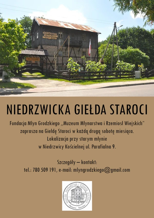 Plakat giełdy staroci