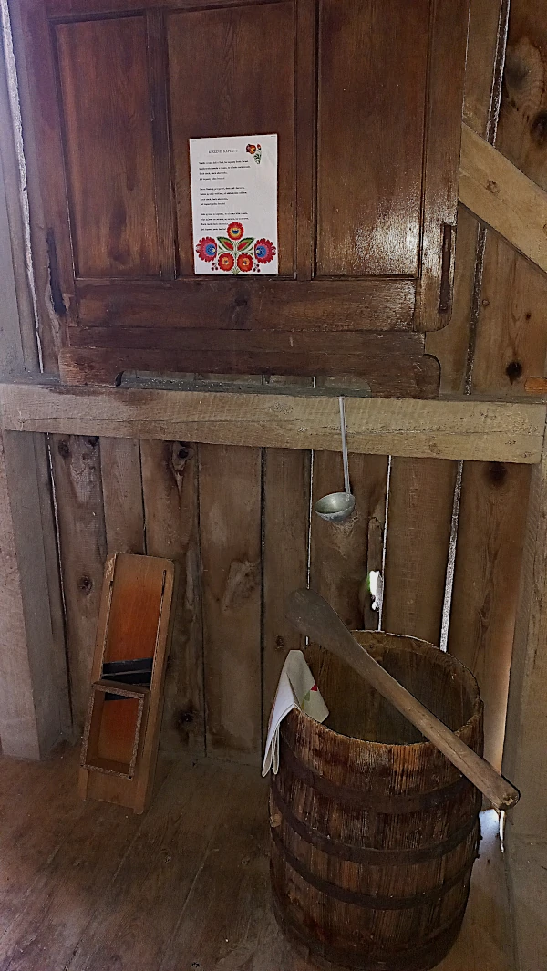 Kącik gospodarczy w Młynie Grodzkiego