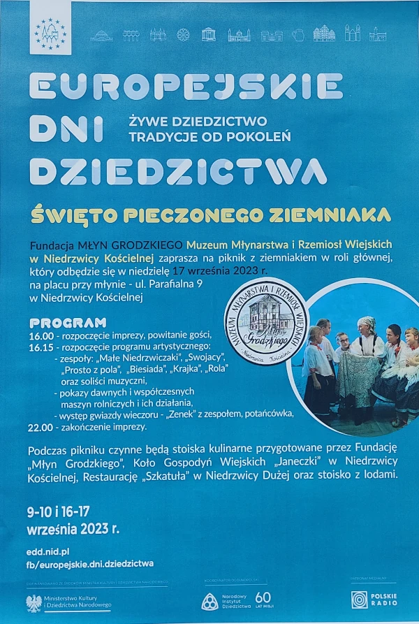 Plakat Europejskie Dni Dziedzictwa